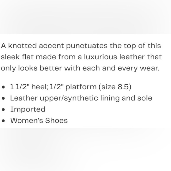 Cole Haan Viola Skimmer black flats 7 worn once - Picture 5 of 5